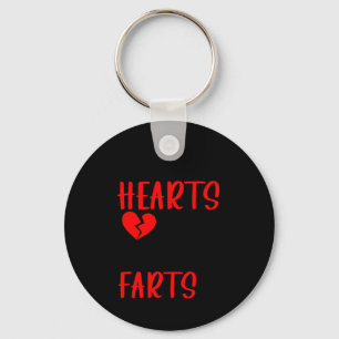 Breaking Hearts And Blasting Farts Valentines Day Key Ring