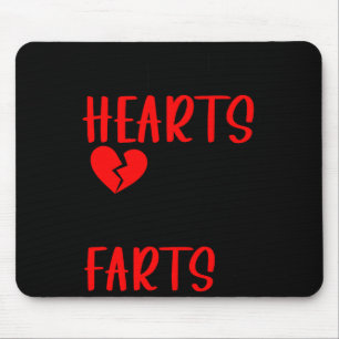 Breaking Hearts And Blasting Farts Valentines Day Mouse Pad