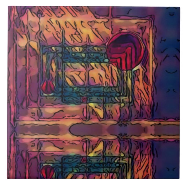 Breaking In Ceramic Tile (Front)