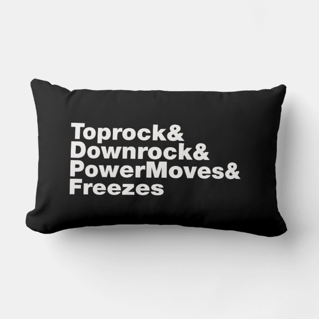 Breaking Moves (Breakdancing) Lumbar Cushion (Front)