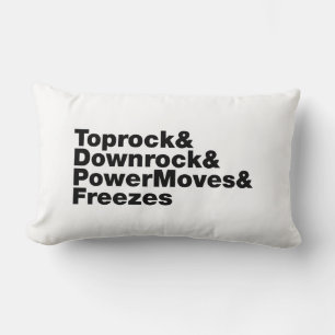 Breaking Moves (Breakdancing) Lumbar Cushion