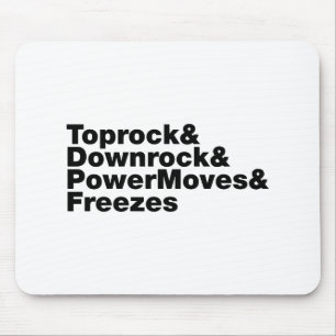 Breaking Moves (Breakdancing) Mouse Pad