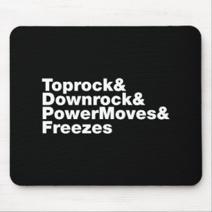 Breaking Moves (Breakdancing) Mouse Pad