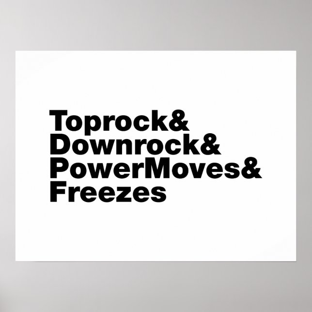 Breaking Moves (Breakdancing) Poster (Front)