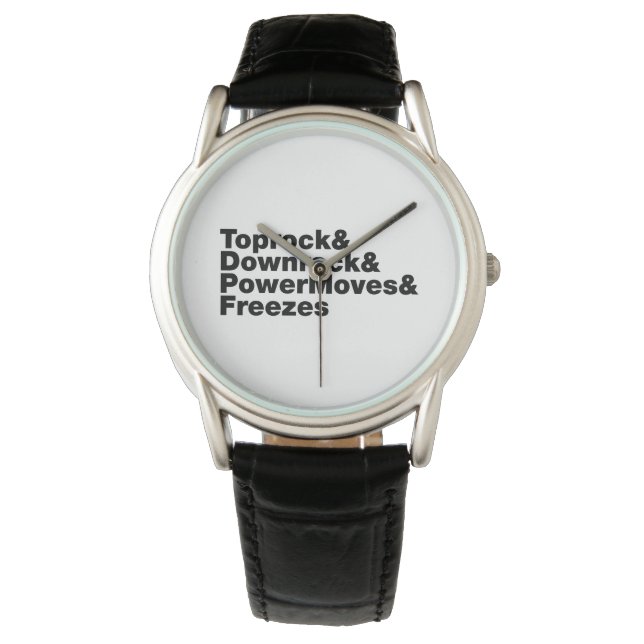 Breaking Moves (Breakdancing) Watch (Front)