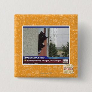 Breaking News 2 15 Cm Square Badge
