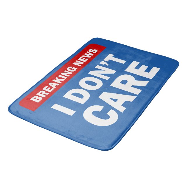 Breaking News Bath Mat (Angled)