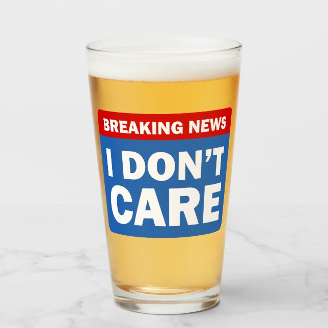 Breaking News Glass (Front Filled)