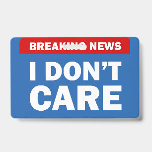 Breaking News ID Badge
