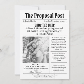 Breaking News:Save the Date for our Special Event! Invitation