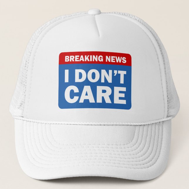 Breaking News Trucker Hat (Front)