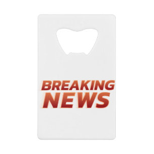 Breaking news typography speed red font