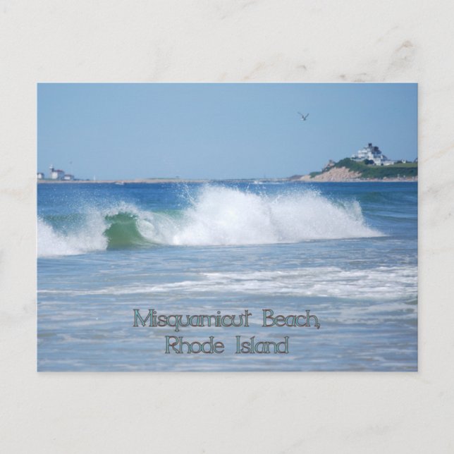 Breaking Ocean Wave Postcard (Front)