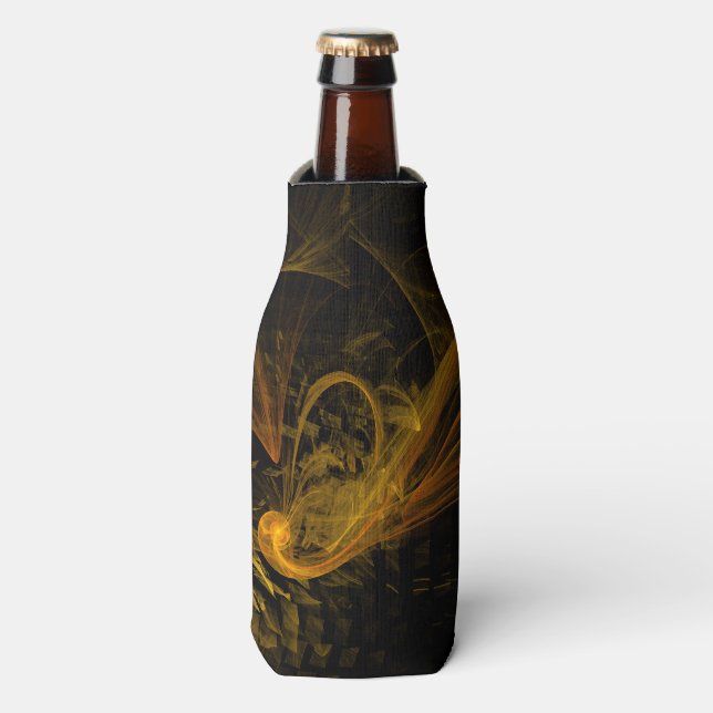 Breaking Point Abstract Art Bottle Cooler (Bottle Front)