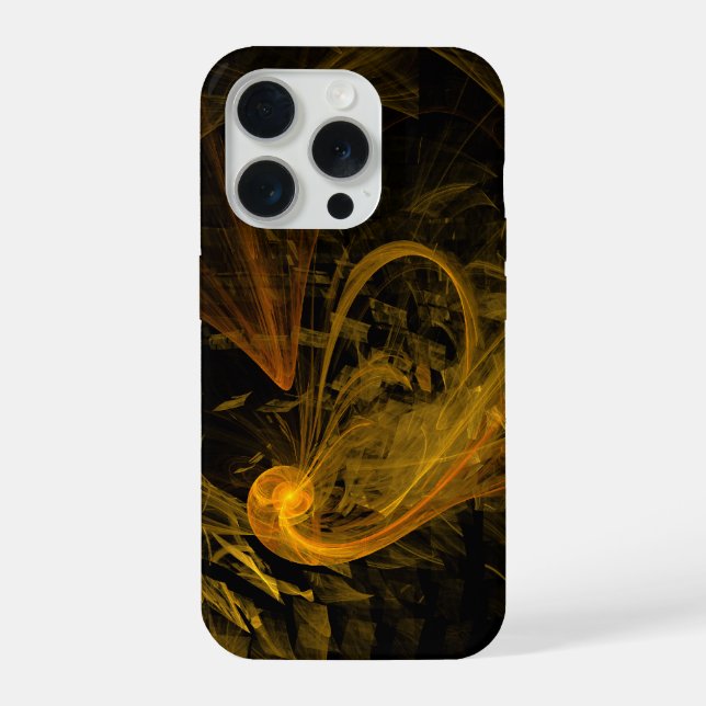 Breaking Point Abstract Art iPhone Case (Back)