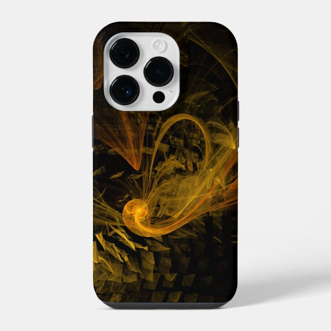 Breaking Point Abstract Art iPhone Case (Back)