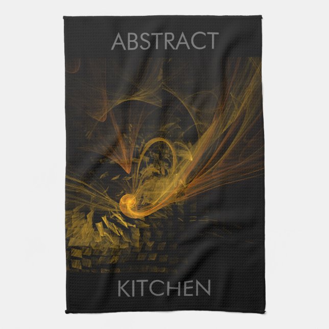 Breaking Point Abstract Art Kitchen Towel (Vertical)