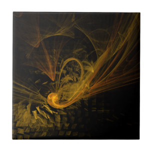Breaking Point Abstract Art Tile