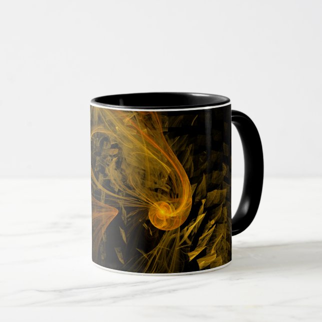 Breaking Point Abstract Coffee Mug (Front Right)