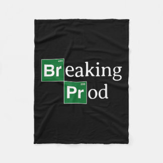 Breaking Prod Funny Devs Meme  Fleece Blanket