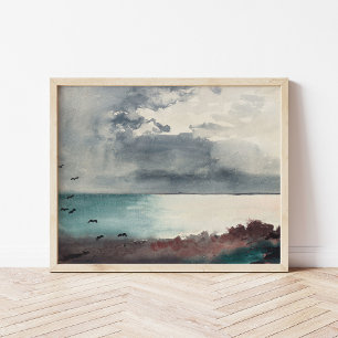 Breaking Storm, Coast of Maine   Winslow Homer Poster