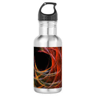 Breaking the Circle Abstract Art Bottle