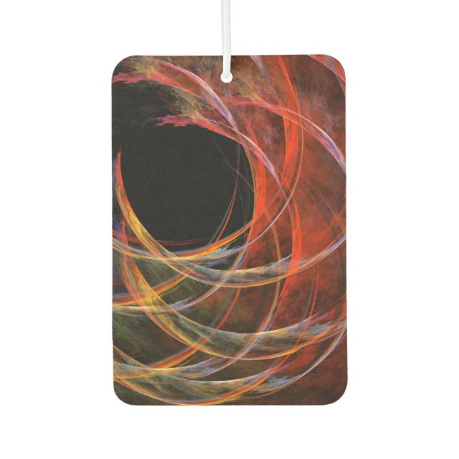 Breaking the Circle Abstract Art Car Air Freshener (Front)