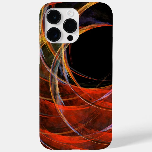 Breaking the Circle Abstract Art Case-Mate iPhone Case (Back)