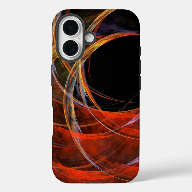 Breaking the Circle Abstract Art Case-Mate iPhone Case (Back)