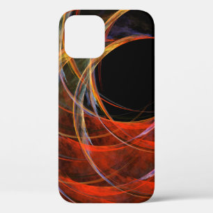 Breaking the Circle Abstract Art iPhone 12 Case