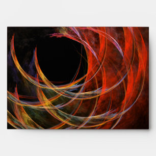 Breaking the Circle Abstract Art Envelope