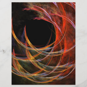 Breaking the Circle Abstract Art Flyer