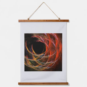 Breaking the Circle Abstract Art Hanging Tapestry