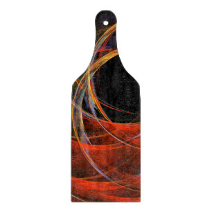 Breaking the Circle Abstract Art Paddle Cutting Board