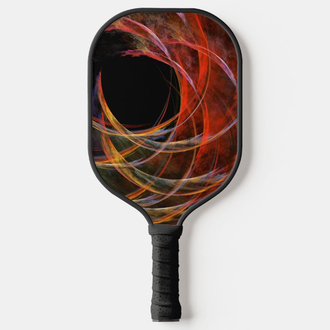 Breaking the Circle Abstract Art Pickleball Paddle (Front)