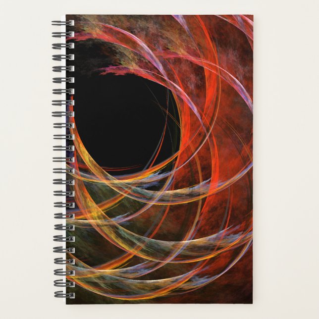Breaking the Circle Abstract Art Planner (Front)