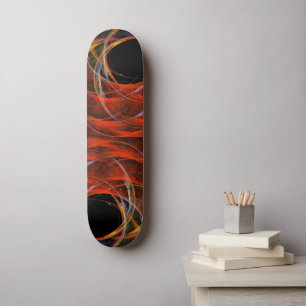 Breaking the Circle Abstract Art Skateboard