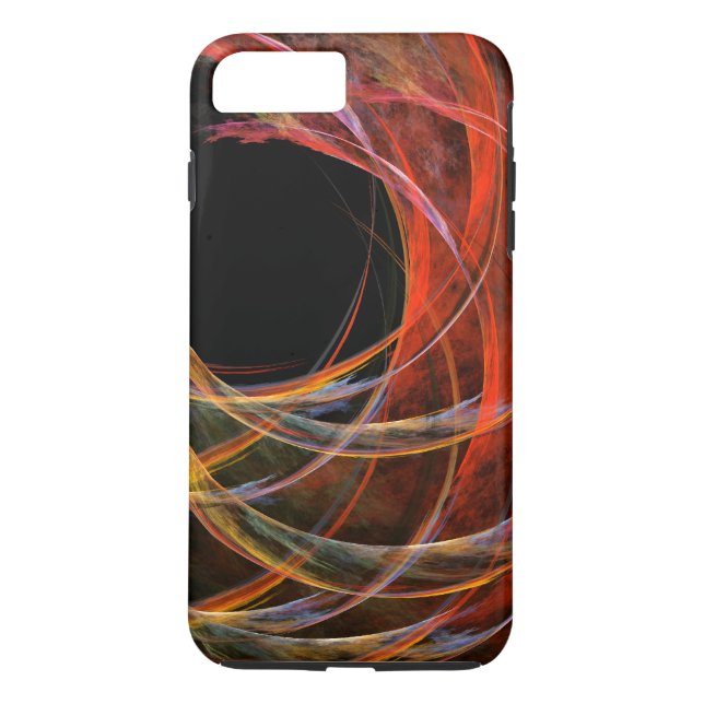 Breaking the Circle Abstract Art Tough Case-Mate iPhone Case (Back)