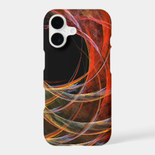 Breaking the Circle Vortex of Fire Abstract Art