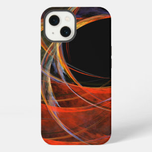 Breaking the Circle Vortex of Fire Abstract Art iPhone 13 Case