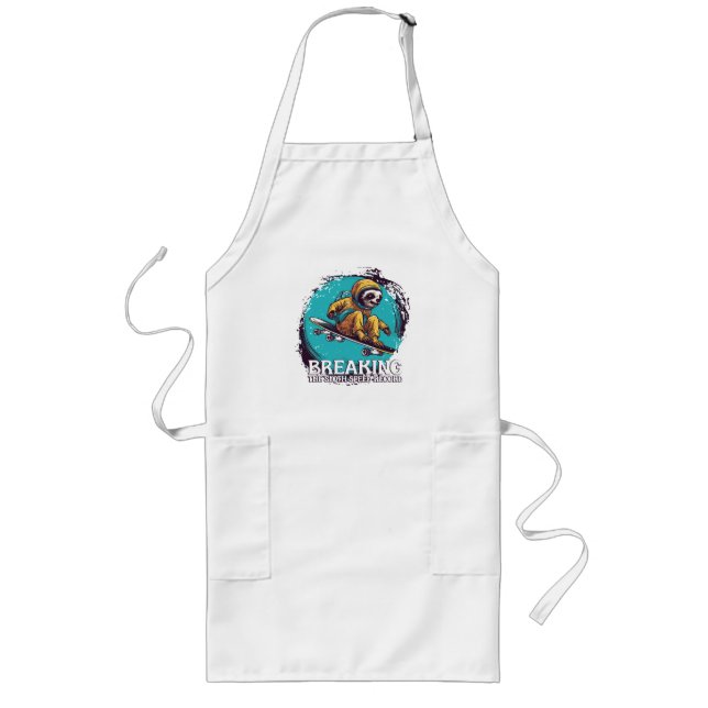breaking the sloth speed record long apron (Front)