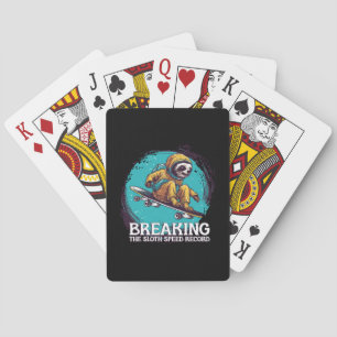 breaking the sloth speed record playing cards