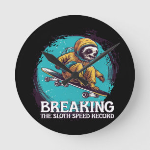 breaking the sloth speed record round clock