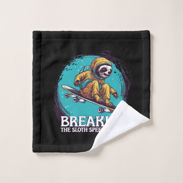 breaking the sloth speed record wash cloth (Wash Cloth)