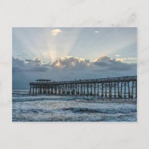 Breaking Through At Cocoa Blank Postcard