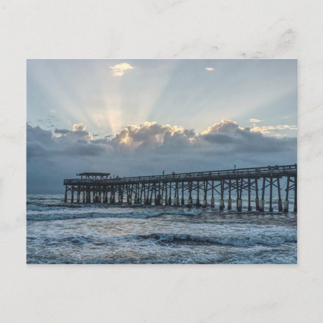 Breaking Through At Cocoa Blank Postcard (Front)