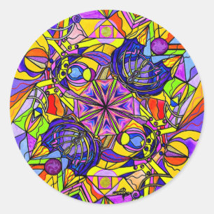 "Breaking Through Barriers" Round Stickers