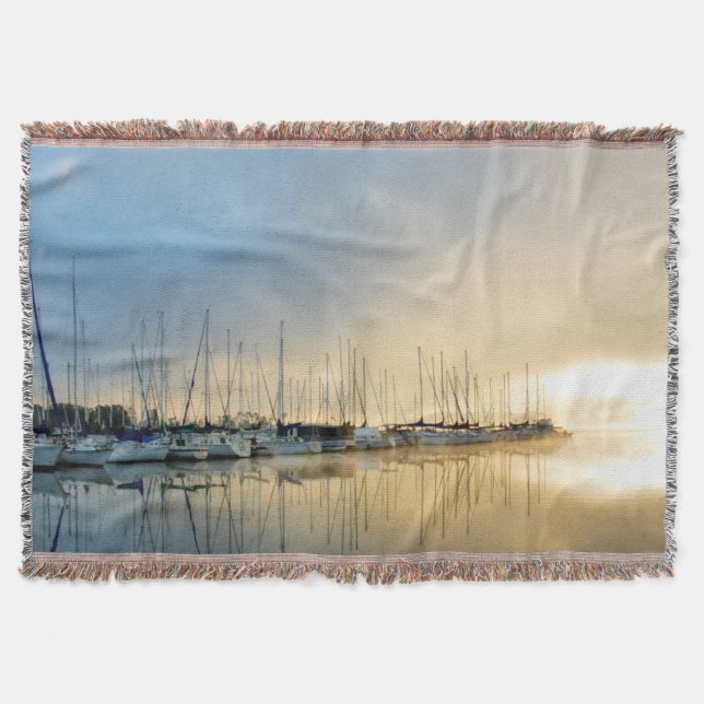 Breaking Through II Throw Blanket (Front)