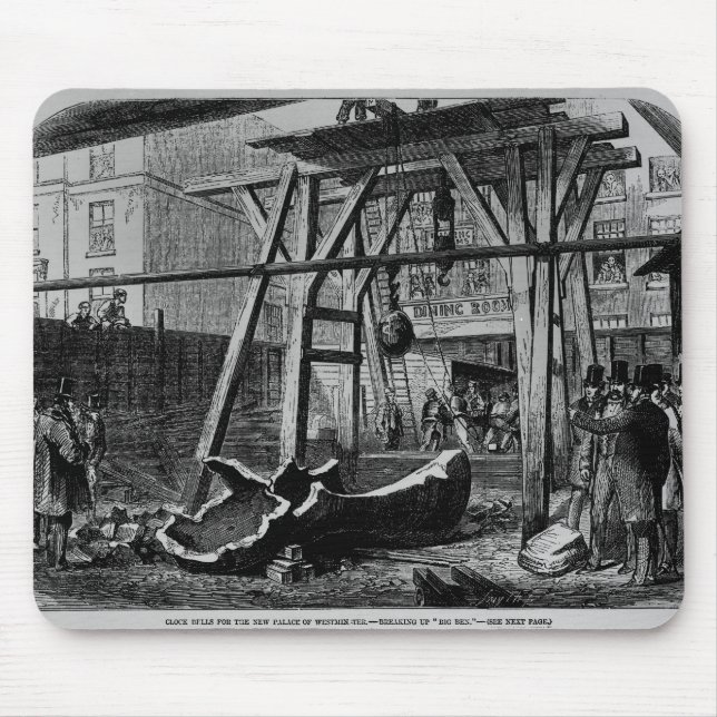 Breaking up Big Ben Mouse Pad (Front)