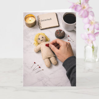 Breaking Up Is Hard To Do Detached Illustration Card